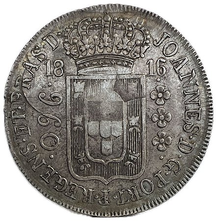 Moeda Antiga do Brasil Colônia 960 Réis 1816 R
