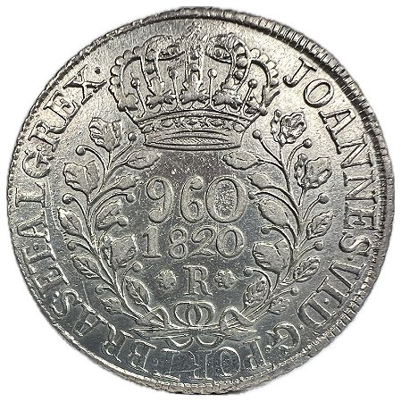 Moeda Antiga do Brasil Reino Unido 960 Réis 1820 R - Disco Próprio
