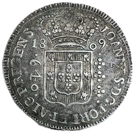 Moeda Antiga do Brasil Colônia 640 Réis 1809 B