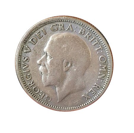 Moeda Antiga da Inglaterra 1 Shilling 1928