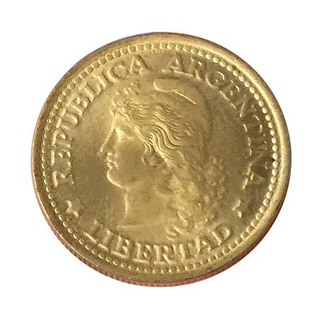 Moeda Antiga da Argentina 50 Centavos 1974