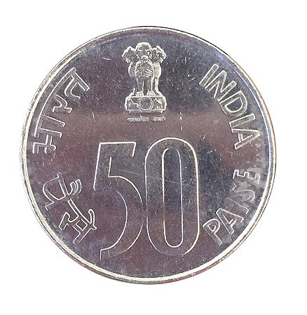 Moeda Antiga da Índia 50 Paise 1988