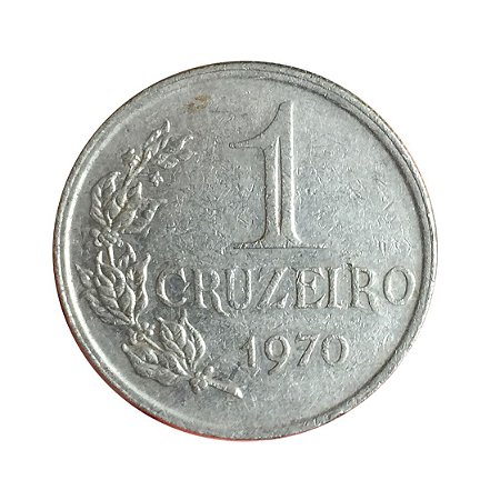 Moeda Antiga do Brasil 1 Cruzeiro 1970