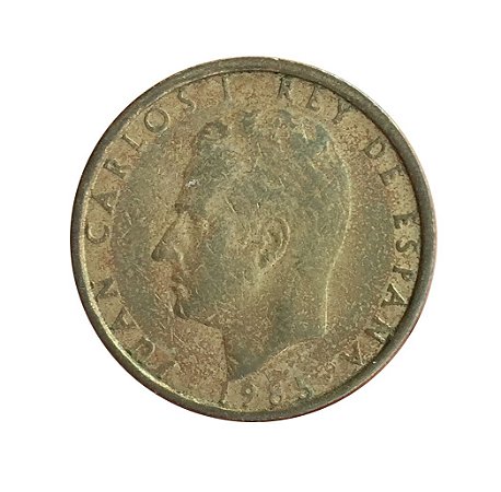 Moeda Antiga da Espanha 100 Pesetas 1985