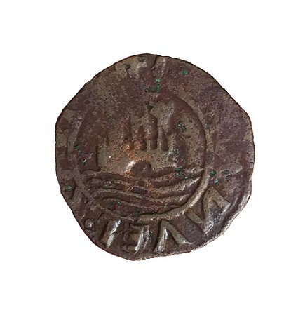 Moeda Antiga de Portugal 1 Ceitil 1495-1521 - D. Manoel I