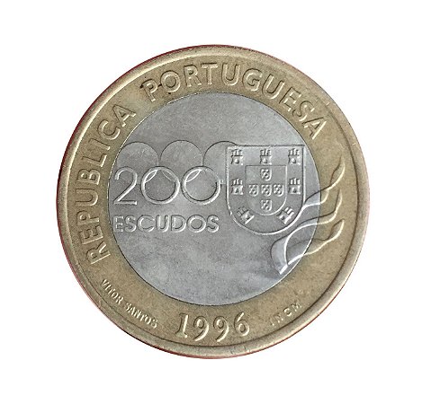 Moeda Antiga de Portugal 200 Escudos 1996 - Jogos Olímpicos de Atlanta