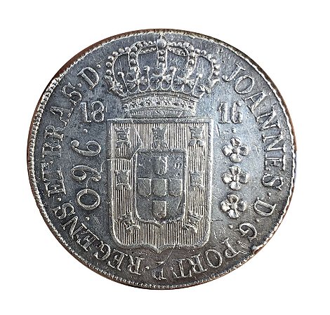 Moeda Antiga do Brasil Colônia 960 Réis 1816 R