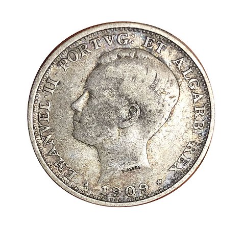 Moeda Antiga de Portugal 200 Réis 1909