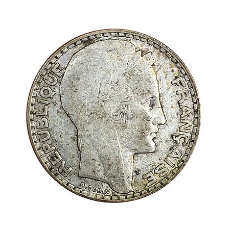 Moeda Antiga da França 10 Francs 1932