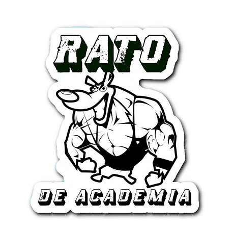 Adesivo Rato de academia