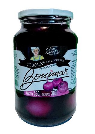 Cebola em Conserva Tinta Bonimar - 300g