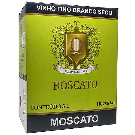 Vinho Moscato Boscato - Bag 3L
