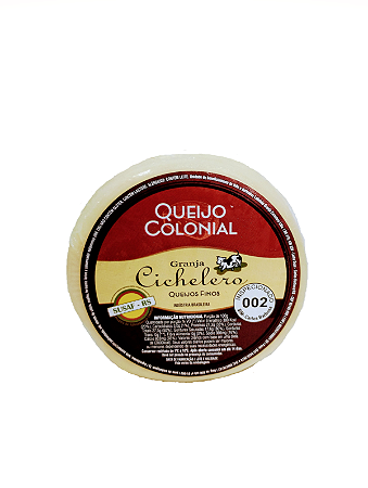 Queijo Colonial Cichelero - Forma Pequena