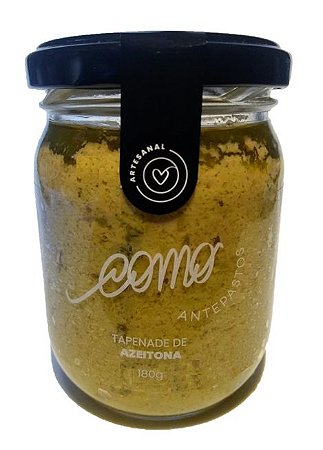 Tapenade de Azeitona Como Antepastos - 180g