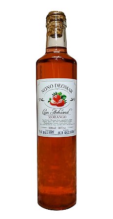 Licor Artesanal de Morango Nono Deomar - 500ml