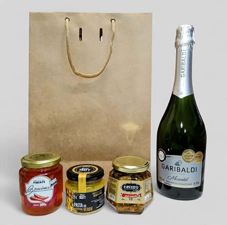 Kit Presente com Espumante Grande - Sugestão 3