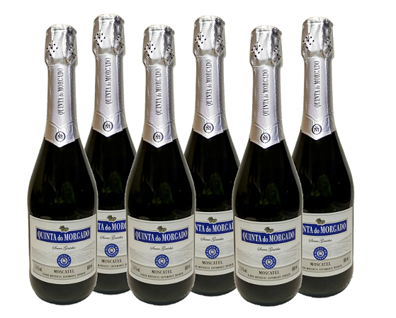 Espumante Moscatel Quinta do Morgado 660ml - Kit 06 garrafas