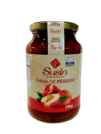 Chimia de Pêssego 550g - Vitrine . Alimento de Origem