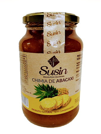 Chimia de Abacaxi Susin - Geleia Artesanal - Produtos coloniais
