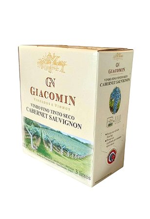 Vinho Cabernet Sauvignon Giacomin - Bag 3L