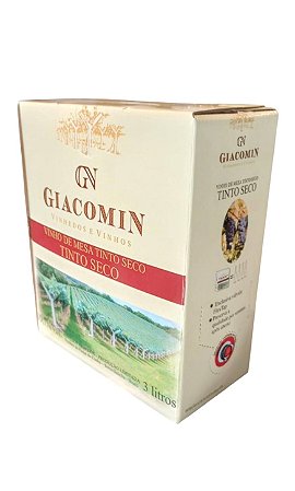 Vinho Tinto Seco Giacomin - Bag 3L