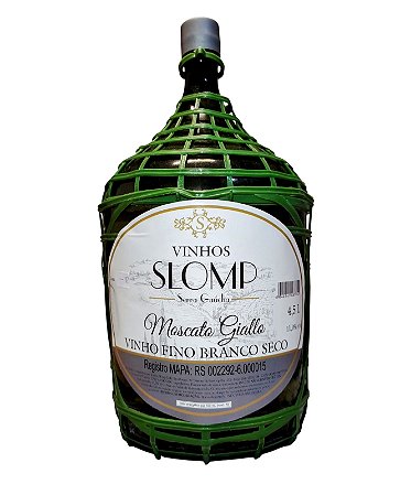 Vinho Moscato Giallo Slomp - Garrafão 4,5L