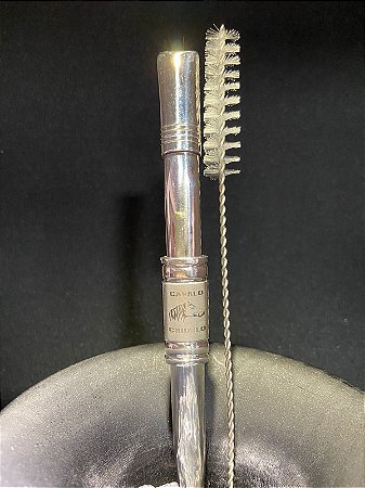 BOMBA INOX 19CM GRAVADA