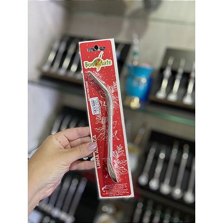 BOMBA CURVADA ALPACA PARA CHIMARRÃO OU TERERÊ