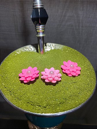 TRIO DE ENFEITES MINI BISCUIT FLORES 1