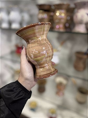 CUIA CERÂMICA MARROM LUSTRE