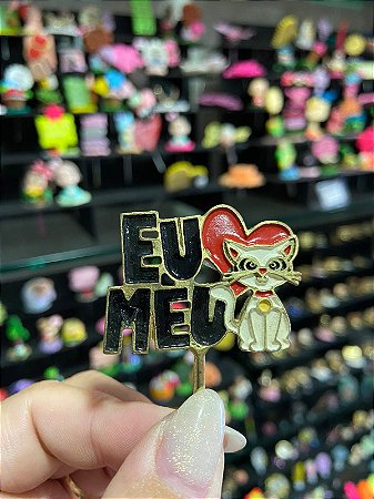 ENFEITE DE CHIMARRÃO METAL EU AMO MEU GATO