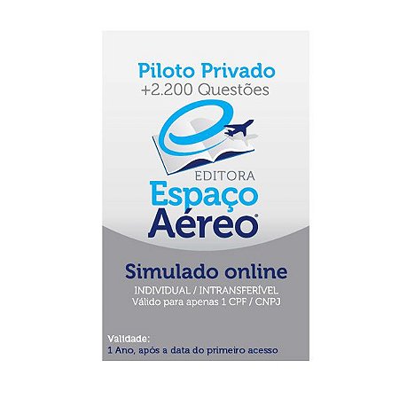 Simulado Online Piloto Privado