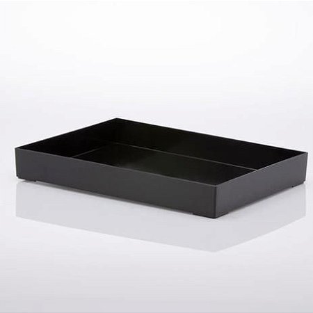Bandeja LIV 34,5x25x4,7cm Preta - Paramount 1642