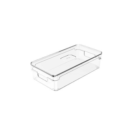Organizador Clear com Tampa 30x15x7cm - OU OC250