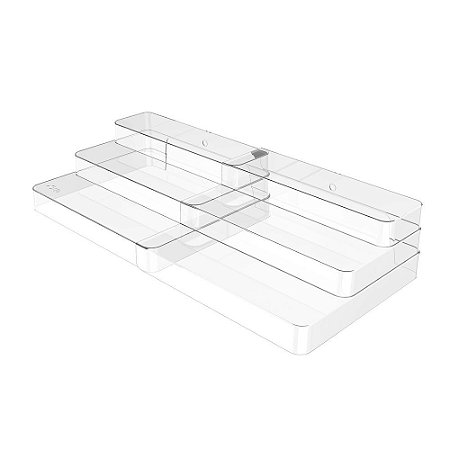 Org. Multinível Extensível Clear 25x29-54x10cm - OU OC850 NT