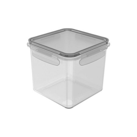 Pote Click Quadrado (1,5L) 14x14x5cm - OU CL2200