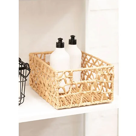 Cesto Organizador de Papiro 28,5x18,5x11,5cm YOI 810700113