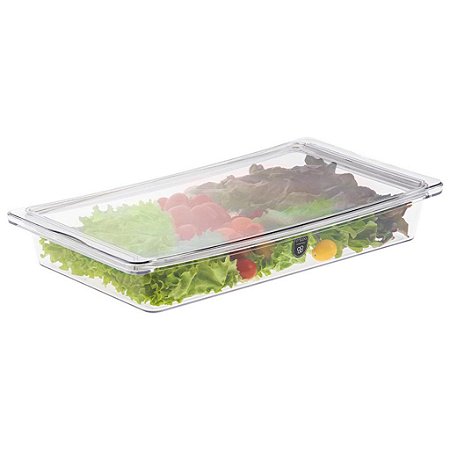 Travessa Retangular com Tampa (3,4L) 42x22x6cm Crippa 3052
