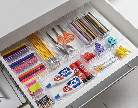 Organizador Diamond Cristal 15x15x5,2 - Paramount 937