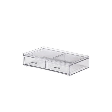 Caixa Org. Elegance com 2 Gavetas 21x12x5 - Paramount 1090