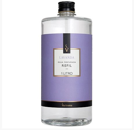 Refil para Água Perfumada Lavanda 1L Via Aroma 7898501763844