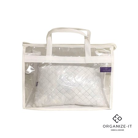 Organizador de Bolsa Branca (M) 13x30x40 Organize-it 15220