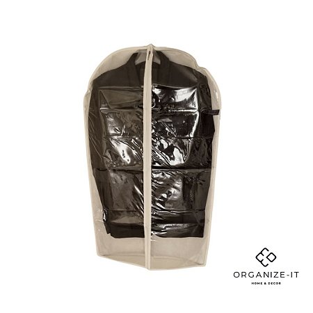 Capa para Terno Branca 1x60x100 Organize-it 32001