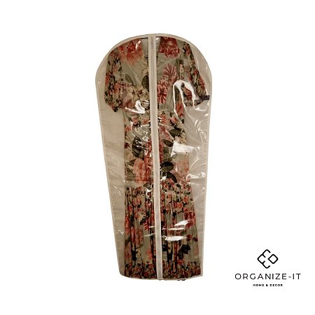 Capa para Vestido Branca 1x60x150 Organize-it 32201