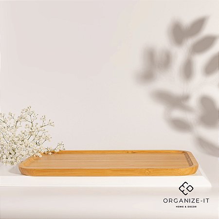 Bandeja de Bambu Média 1,5x24x36cm Organize-it 22252