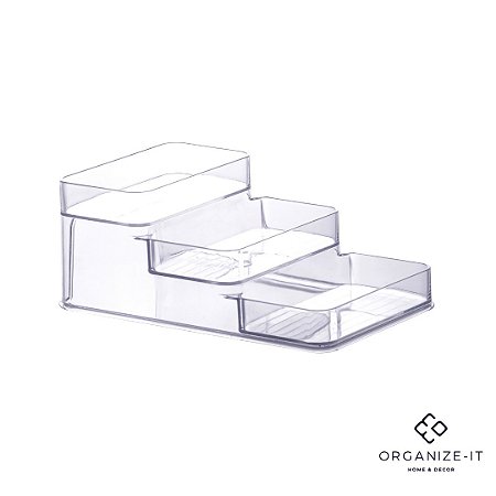 Organizador Diamond Cristal Triplo 26x16x10 - Paramount 881