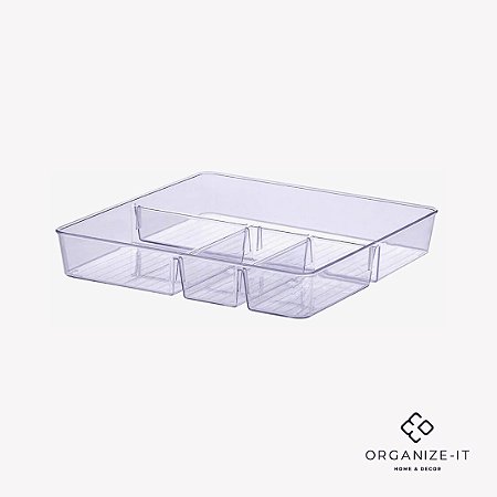 Org. Diamond Cristal com Divisórias 31x31x5 - Paramount 906