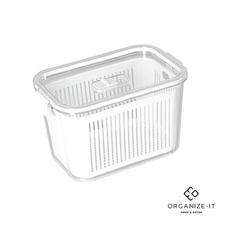 Pote Hermético Slim Multiuso Branco 1.780ml - Paramount 1769