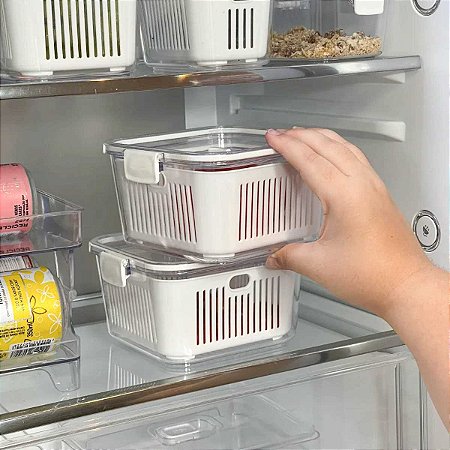 Pote Hermético Slim Multiuso Branco 1.360ml - Paramount 1775