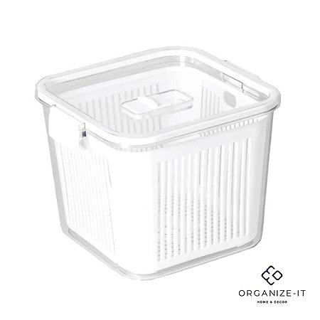 Pote Hermético Slim Multiuso Branco 2.030ml - Paramount 1777